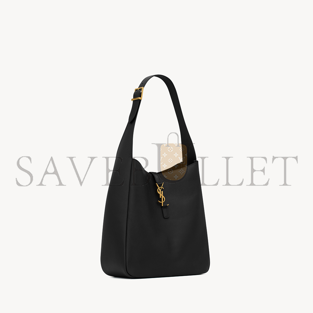 y*l le 5 À 7 S*pple large in grained leather 753837aaauq1000 (31*30*13cm)